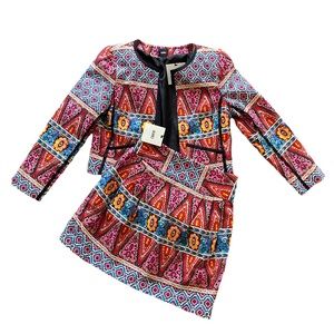 ASOS NWT Crop Jacket and high waisted skirt. Size 4